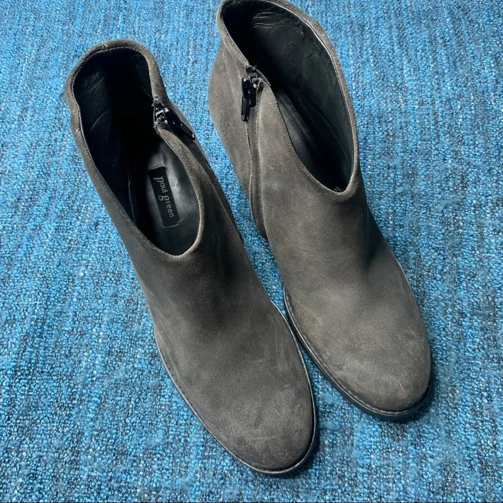 Paul Green Delgado Distressed Leather Ankle Bootie UK 5 or US Women's 7.5 Boots